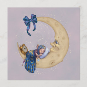 Moon Baby Elf Invitation