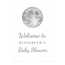 Moon Baby Shower Welcome Sign download