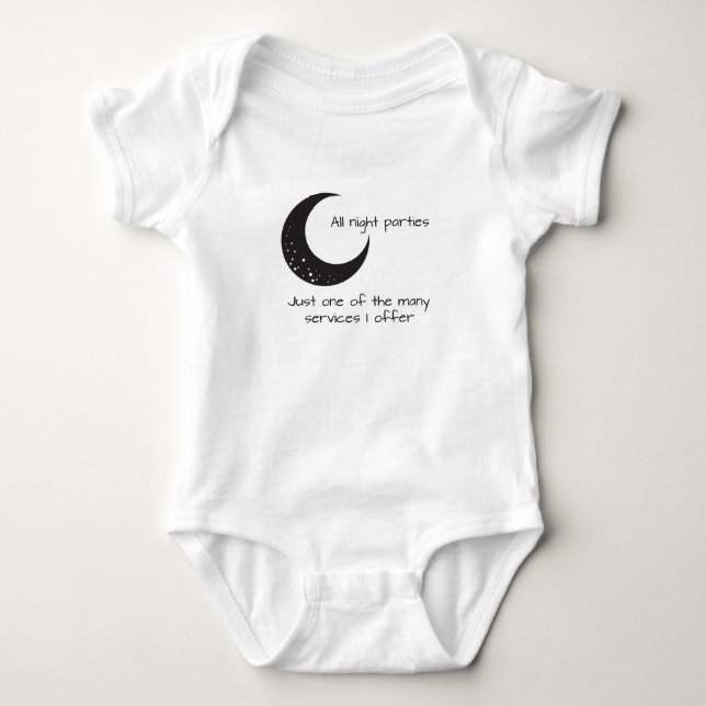 Moon - Baby Sleep Bodysuit (Front)