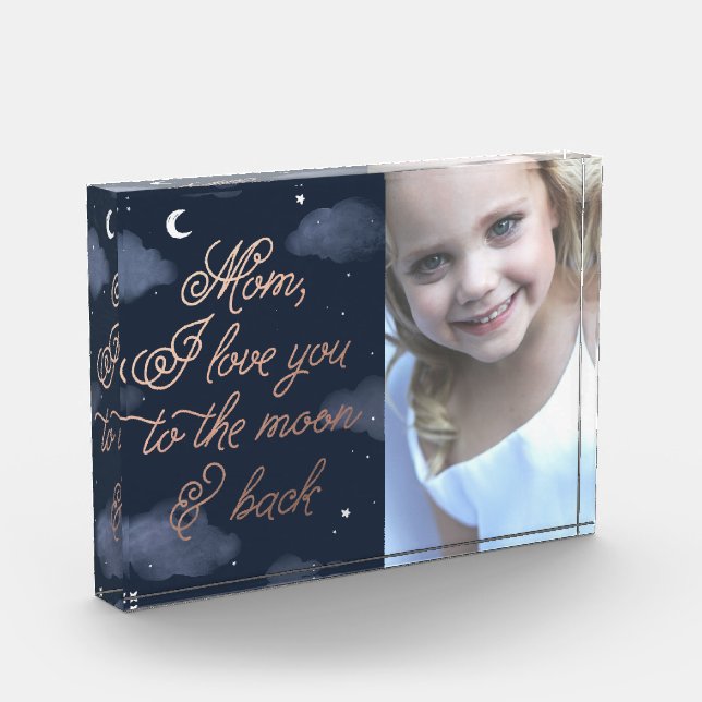 Moon & Back Mother's Day Photo Print (Left)