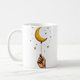 Moon Balloon Coffee Mug