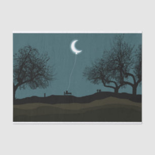 Moon Balloon Tissue Paper