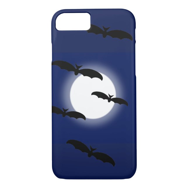 Moon & Bats Case-Mate iPhone Case (Back)