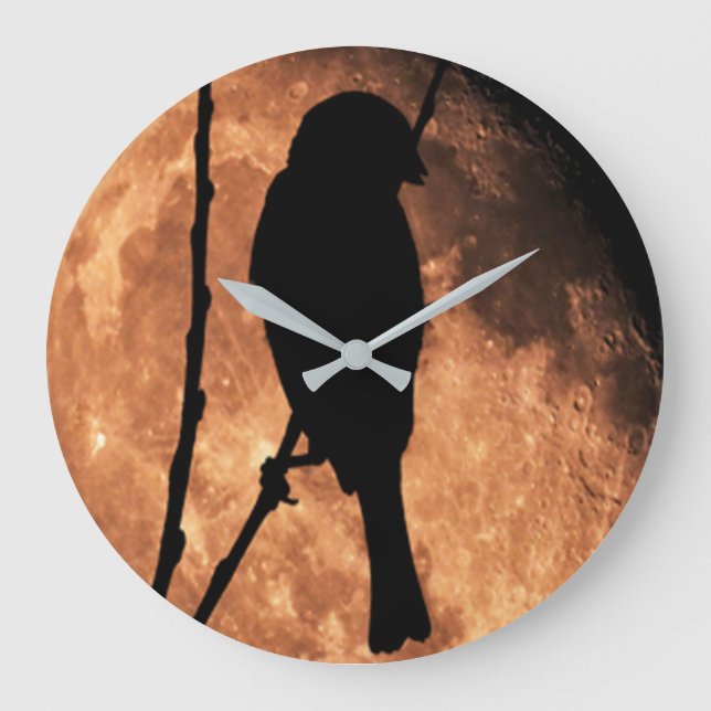 Moon Bird Clock (Front)