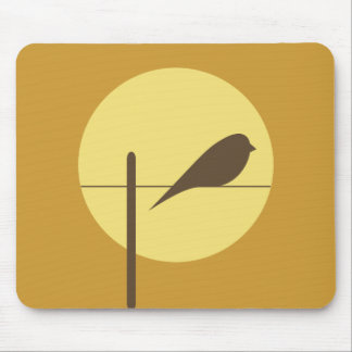 Moon Bird Mouse Mat