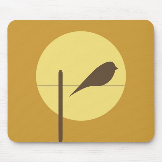 Moon Bird Mouse Mat (Front)