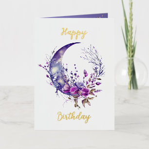 Moon Birthday Card