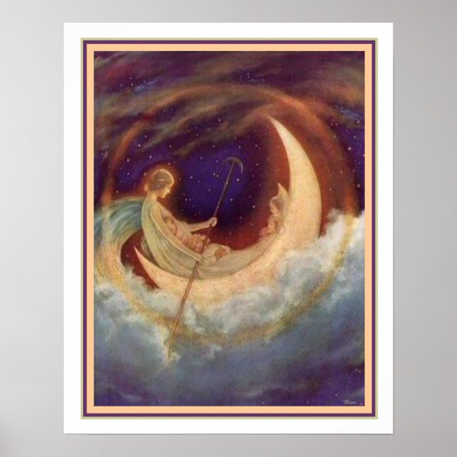 Moon Boat To Dreamland - Hugh Williams 16 x 20 Poster (Front)