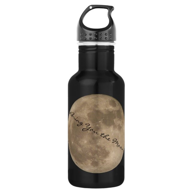 Moon Bottle Custom Full Moon Water Sports Bottle (Front)
