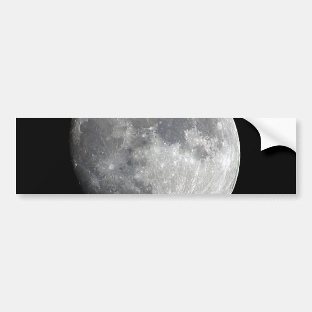 Moon Bumper Sticker (Front)