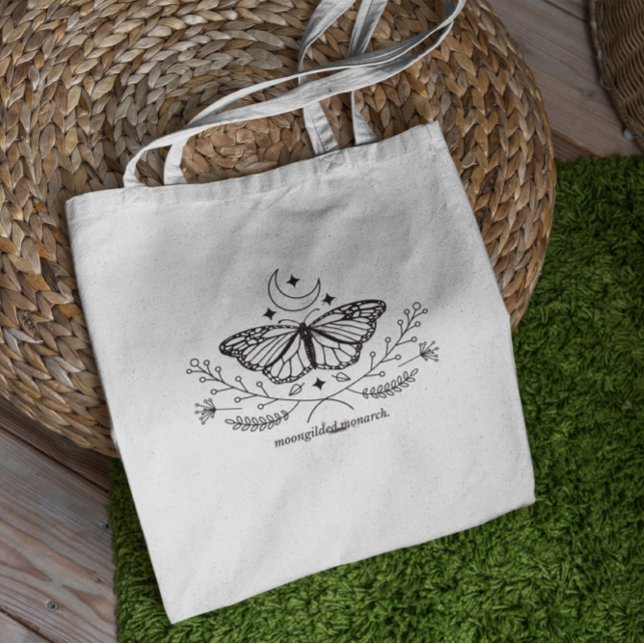 Moon Butterfly Tote Bag (Creator Uploaded)