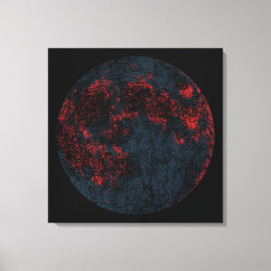 moon canvas print