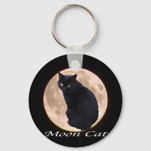 MOON CAT KEY RING