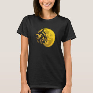 Moon Cat Tabby Cat T-Shirt