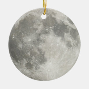 Moon Ceramic Tree Decoration