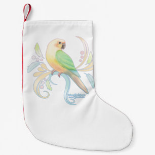 Moon Cheek Conure Small Christmas Stocking