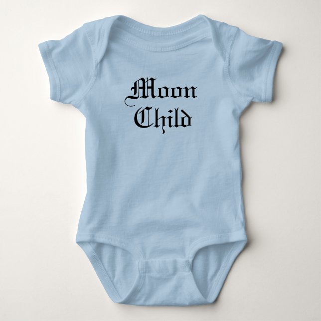 Moon Child Baby Bodysuit (Front)