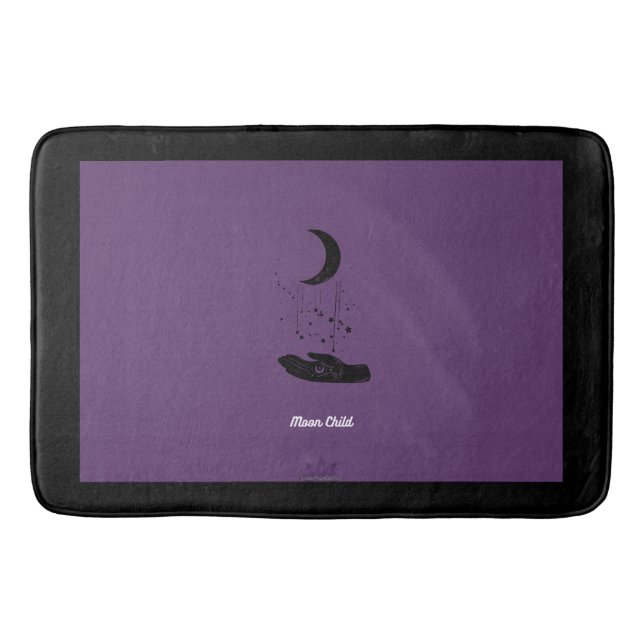 Moon Child Bath Mat (Front)