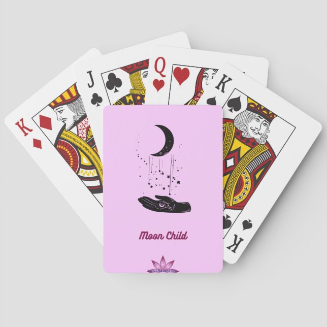 Moon Child Classic Playing Cards (Back)