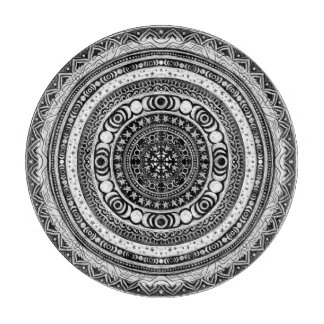 Moon Child Mandala Triple Moon Witch Cutting Board