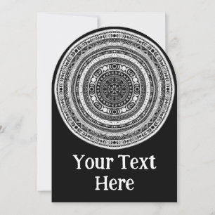 Moon Child Mandala Triple Moon Witch  Invitation