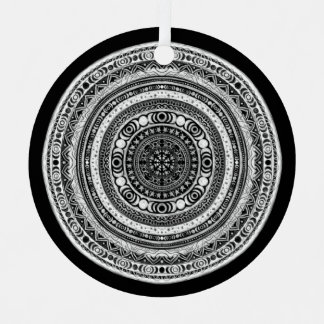 Moon Child Mandala Triple Moon Witch Metal Tree Decoration