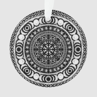 Moon Child Mandala Triple Moon Witch Ornament