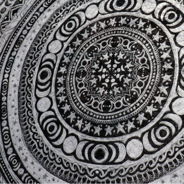 Moon Child Mandala Triple Moon Witch Tissue Paper (Creator Uploaded)