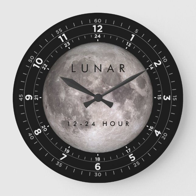 Moon Clock 24 Hour (Front)