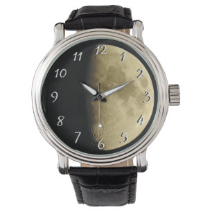 Moon Close Up Photo Watch