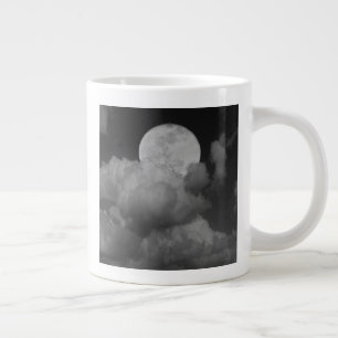 Moon & Clouds Over Kansas Large Coffee Mug