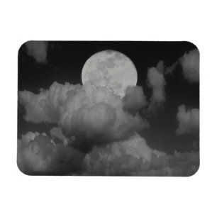 Moon & Clouds Over Kansas Magnet