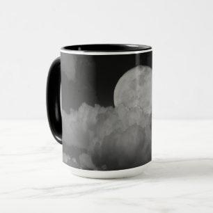 Moon & Clouds Over Kansas Mug