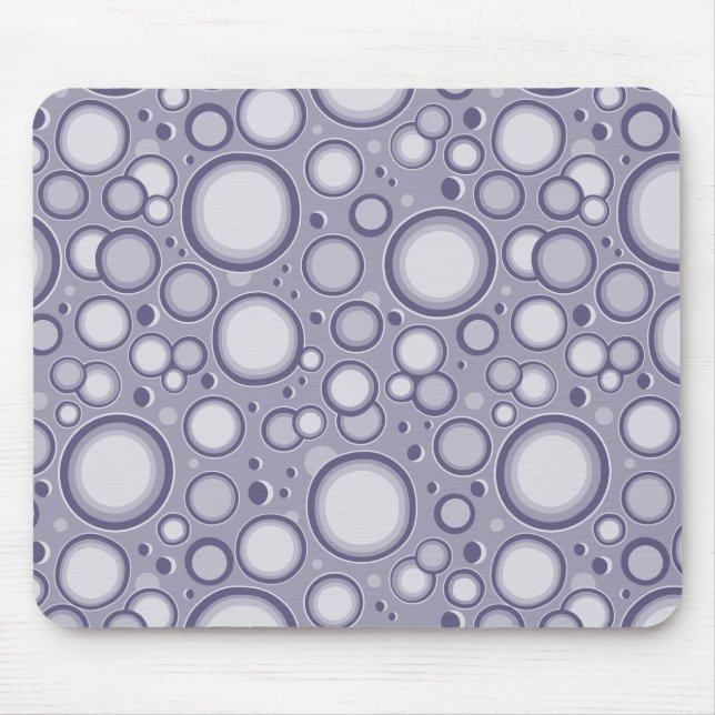 Moon Craters Purple Mousepad (Front)
