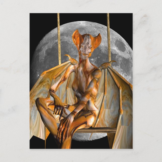 Moon Creature Postcard (Front)