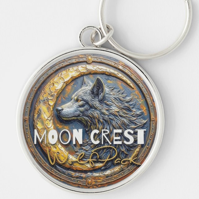 Moon Crest Pack Premium Keychain (Front)