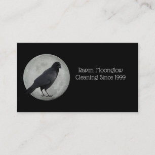 Moon Crow Standard, 3.5" x 2.0" Business Card