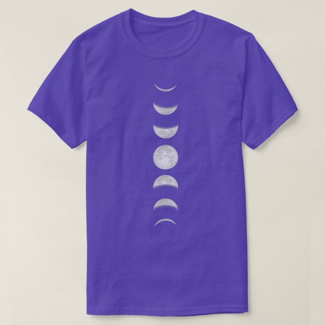Moon Cycle Moon Phase Occultism Tarot T-Shirt (Design Front)