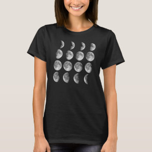 Moon Cycle Moon Phases T-Shirt Tumblr