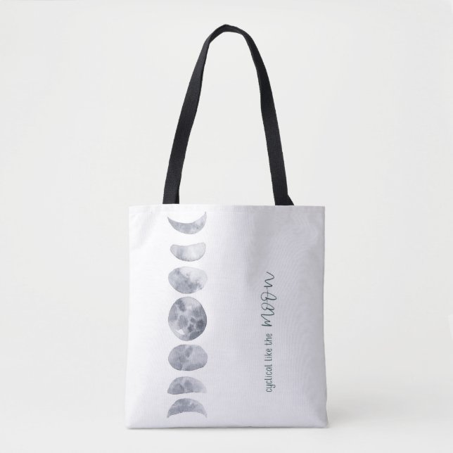 Moon Cycle Tote Bag (Front)