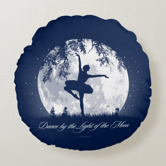 Moon Dance Round Pillow (Front)