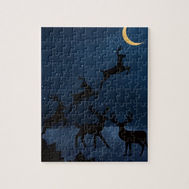Moon deer  jigsaw puzzle (Vertical)