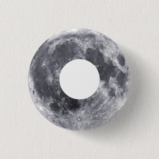 Moon Doughnut   3 Cm Round Badge (Front)