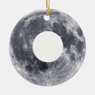 Moon Doughnut    Ceramic Tree Decoration