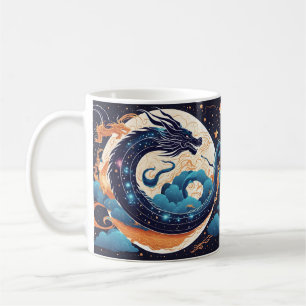 moon dragon coffee mug
