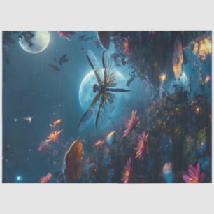 Moon Dragonfly Tissue Paper