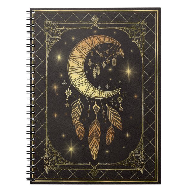 Moon dream catcher notebook (Front)