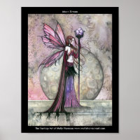 Moon Dream Fairy Poster by Molly Harrison