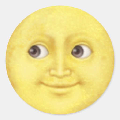 Image of Moon emoji sticker