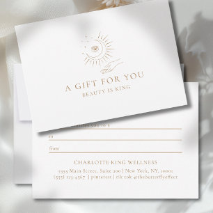 MOON EYE HAND STARS BUSINESS GIFT CERTIFICATE
